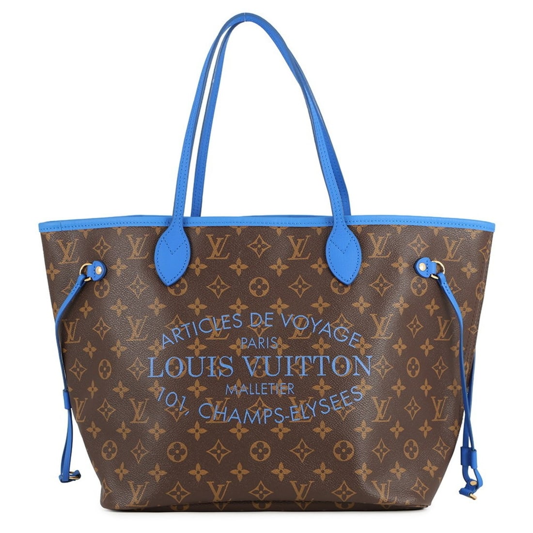 Louis Vuitton Tote Bag Monogram/Ikat Flower Neverfull MM M40938 LOUIS VUITTON Monogram Women's: --- Catalog ---Category: SizeWeight: 530g / 1.16lb.Size (HxWxD): 28.5cm x 47cm x 15.5cm / 11.22'' x 18.5'' x 6.1''Category: DesignType: Tote bagColor: Grand blueGender: WomenMaterial: Monogram Hardwar
