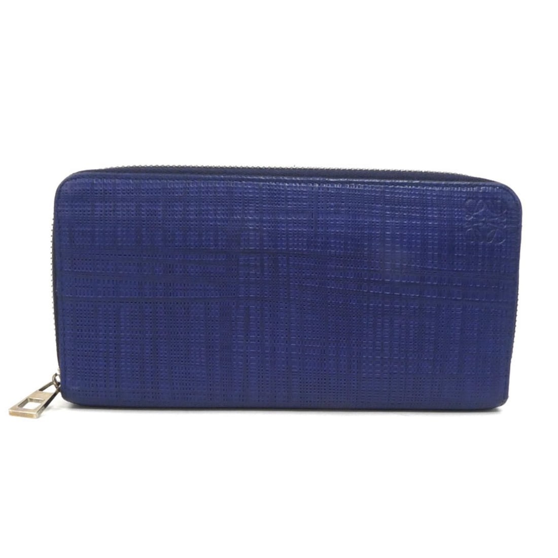 LOEWE Anagram Round Long Wallet in Leather, Blue, Unisex (h31818a): --- Catalog ---Category: SizeSize (HxWxD): 10cm x 19cm x 2cm / 3.93'' x 7.48'' x 0.78''Category: DesignType: Long wallet (bi-fold)Color: BlueGender: Women,MenMaterial: Leather Category: GeneralBrand:
