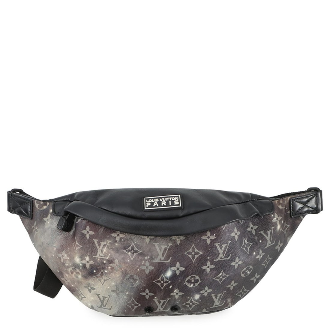 Louis Vuitton Monogram Galaxy Discovery Bum Bag M44444 Black Waist Men's LOUIS VUITTON: --- Catalog ---Category: SizeWeight: 440g / 15.52oz.Size (HxWxD): 16cm x 44cm x 12cm / 6.29'' x 17.32'' x 4.72''Strap Length: 39cm - 83cm / 15.35'' - 32.67''Category: DesignType: Sling bagColor: Black