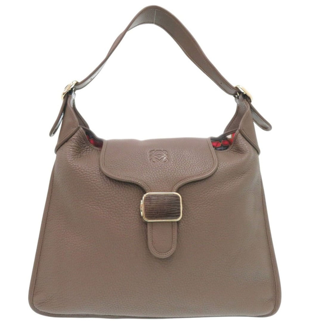Excellent condition Loewe Granada one-shoulder shoulder bag in brown leather, item number 0648: --- Catalog ---Category: SizeSize (HxWxD): 35cm x 36cm x 11cm / 13.77'' x 14.17'' x 4.33''Category: DesignType: Shoulder bagColor: BrownGender: WomenMaterial: Leather Category: GeneralBrand: LoeweCoun
