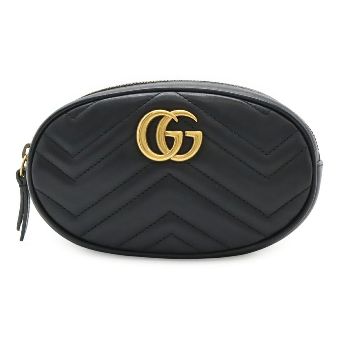 GUCCI GG Marmont Belt Bag, Body Waist Pouch, Quilted Leather, Black, #85 476434: --- Catalog ---Category: SizeSize (HxWxD): 10.5cm x 17.5cm x 4cm / 4.13'' x 6.88'' x 1.57''Category: DesignColor: BlackGender: WomenMaterial: Leather Category: GeneralMPN: 476434Brand: GucciCountry of