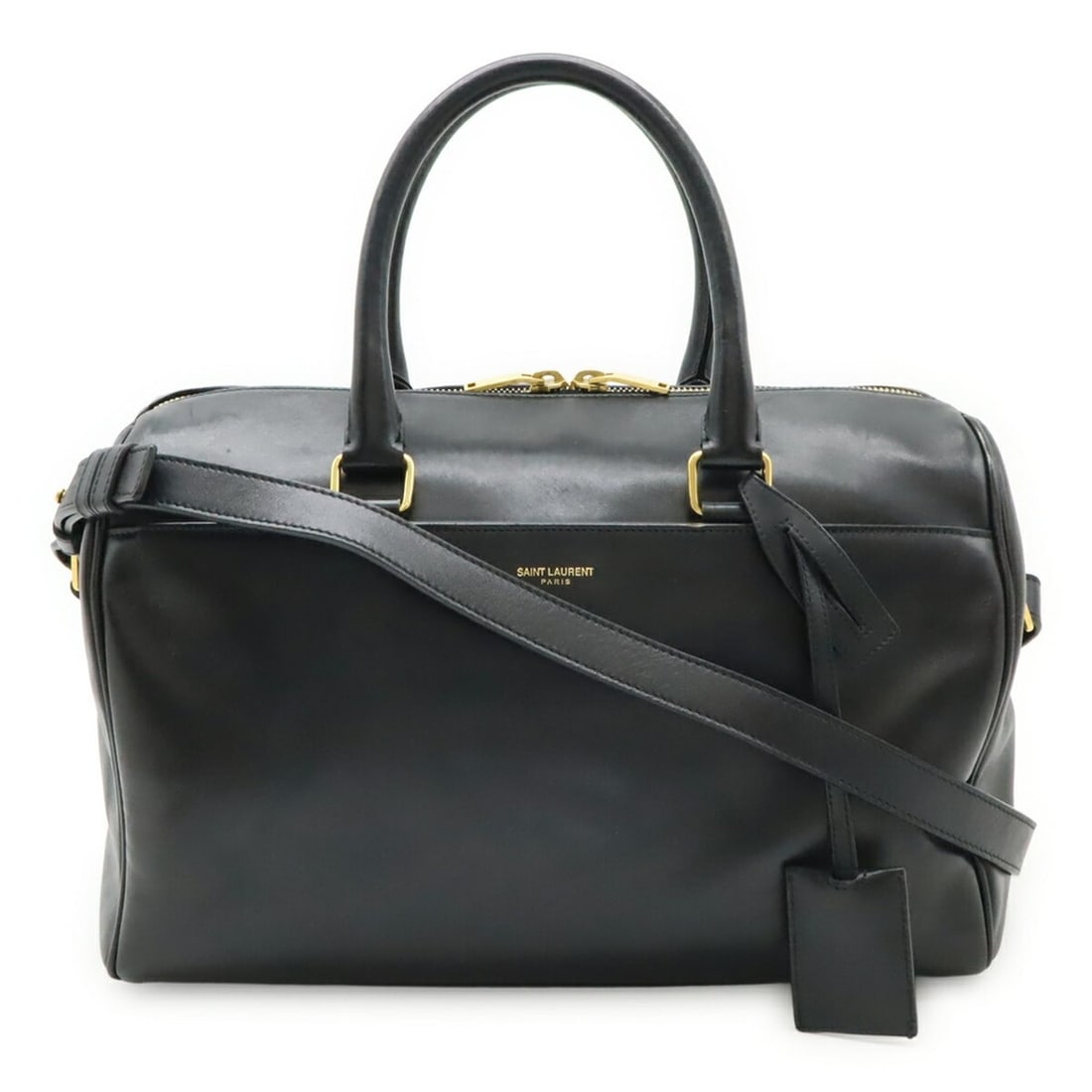 Yves Saint Laurent SAINT LAURENT PARIS YSL Classic Duffle 6 Handbag, Leather Shoulder Bag, Black,: --- Catalog ---Category: SizeSize (HxWxD): 20cm x 30cm x 17.5cm / 7.87'' x 11.81'' x 6.88''Category: DesignType: HandbagColor: BlackGender: Women,MenMaterial: Leather Category: GeneralMPN: 322049Brand