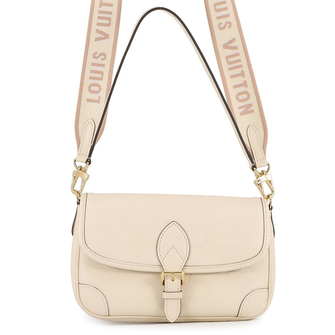 Louis Vuitton Monogram Empreinte Diane Shoulder Bag M46388 LOUIS VUITTON 2-way for Women: --- Catalog ---Category: SizeSize (HxWxD): 15.5cm x 25cm x 9.5cm / 6.1'' x 9.84'' x 3.74''Strap Length: 56cm - 118.5cm / 22.04'' - 46.65''Category: DesignType: Shoulder bagGender: WomenMaterial: Monog