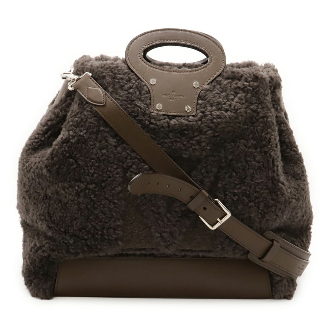 LOUIS VUITTON Cabas O Handbag/Shoulder Bag in Brown Calfskin and Lambskin, M94421: --- Catalog ---Category: SizeSize (HxWxD): 40cm x 37cm x 22cm / 15.74'' x 14.56'' x 8.66''Category: DesignType: Handbag, Shoulder bagColor: BrownGender: WomenMaterial: Fur , Leather Category: GeneralB