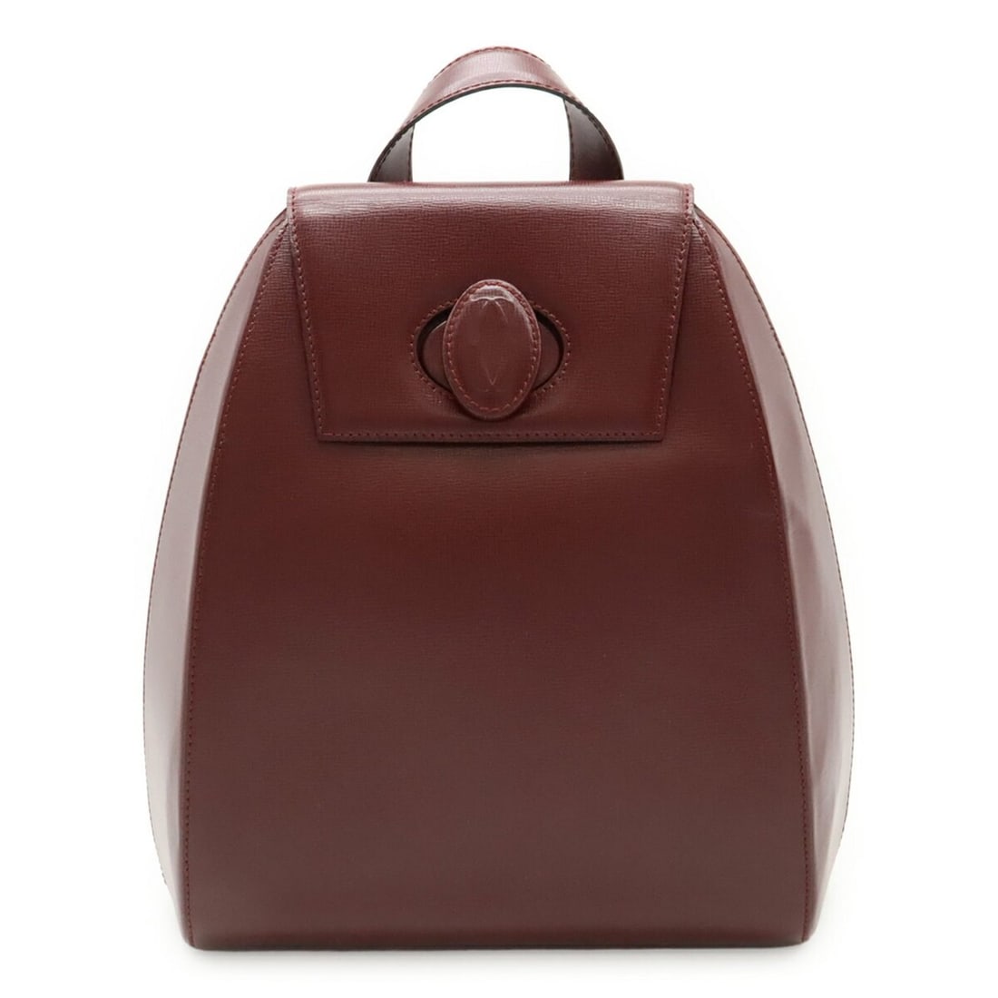 Cartier Must Backpack, Leather, Bordeaux, L1000215: --- Catalog ---Category: SizeSize (HxWxD): 31.5cm x 26.5cm x 13.5cm / 12.4'' x 10.43'' x 5.31''Category: DesignType: BackpackColor: BordeauxGender: WomenMaterial: Leather Category: GeneralMPN: L100021