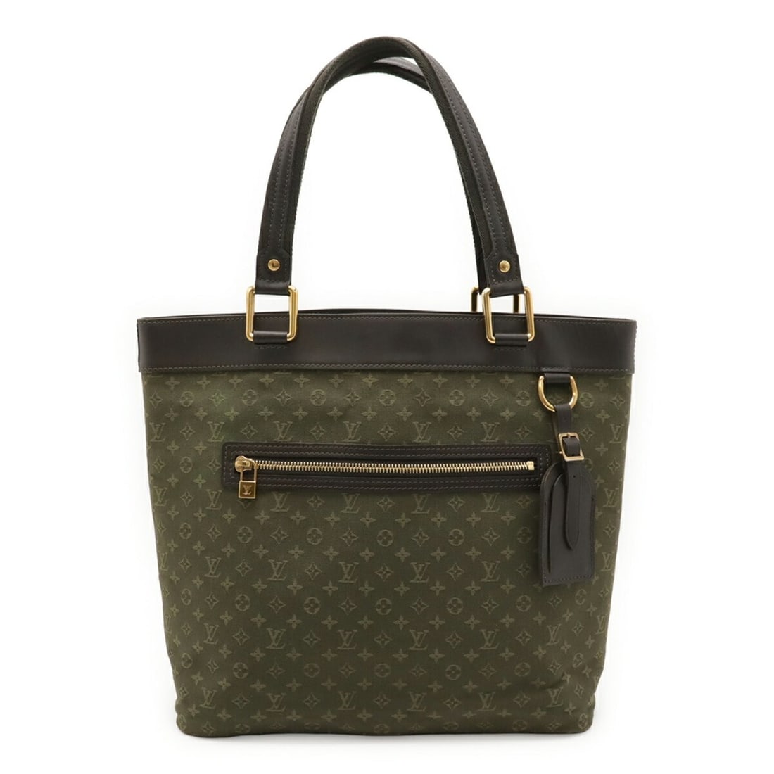 LOUIS VUITTON Monogram Mini Lucille GM Tote Bag Shoulder Canvas Leather TST Khaki Green M92681: --- Catalog ---Category: SizeSize (HxWxD): 31cm x 30cm x 10cm / 12.2'' x 11.81'' x 3.93''Category: DesignType: Shoulder bag, Tote bagColor: TST KhakiGender: WomenMaterial: Canvas Category: GeneralBran