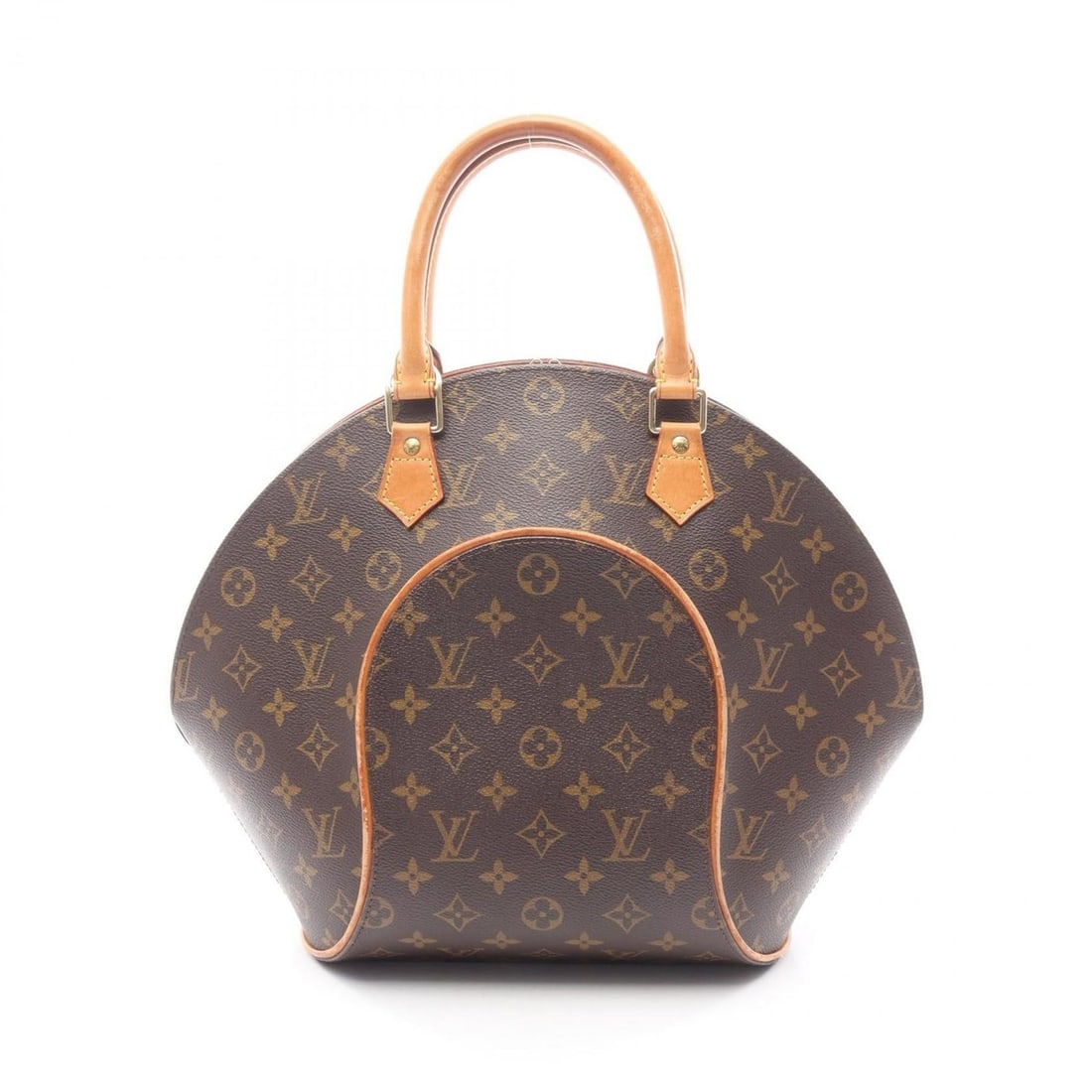 Louis Vuitton Ellipse MM Handbag, Coated Canvas and Leather, Monogram, Women's, Brown, M51126: --- Catalog ---Category: SizeSize (HxWxD): 31cm x 26cm x 15cm / 12.2'' x 10.23'' x 5.9''Category: DesignType: HandbagColor: Brown, MonogramGender: WomenMaterial: Coated canvas , Leather Category: Gene