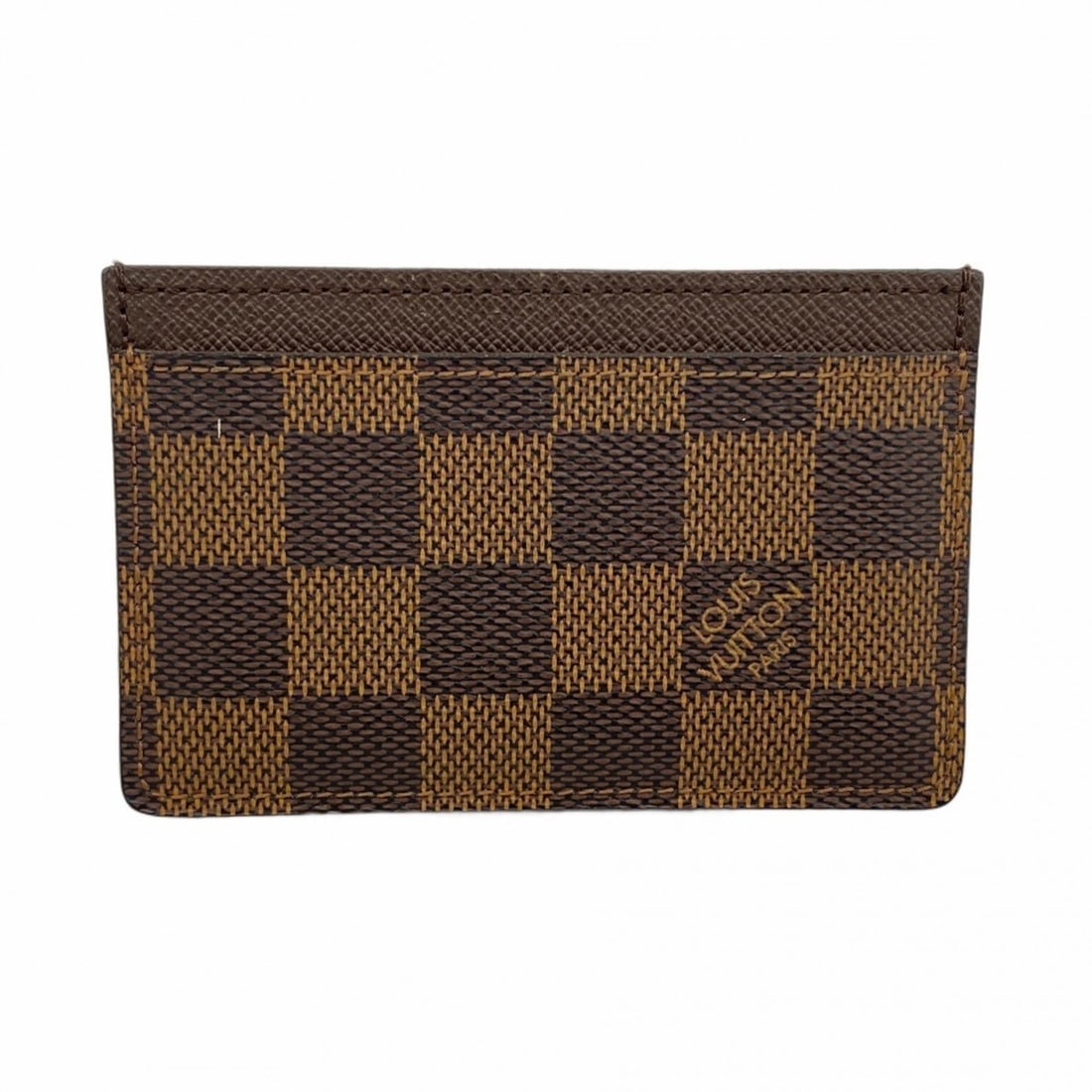 Louis Vuitton Damier Porte Carte Sample Card Case N61722 Ebene for Men and Women, P2094288: --- Catalog ---Category: DesignType: Card caseColor: EbeneGender: Men,WomenCategory: GeneralMPN: N61722Brand: Louis VuittonCategory: Physical PropertiesSize (HxWxD): 7cm x 10.5cm x 1cm / 2.75'' x 4.13
