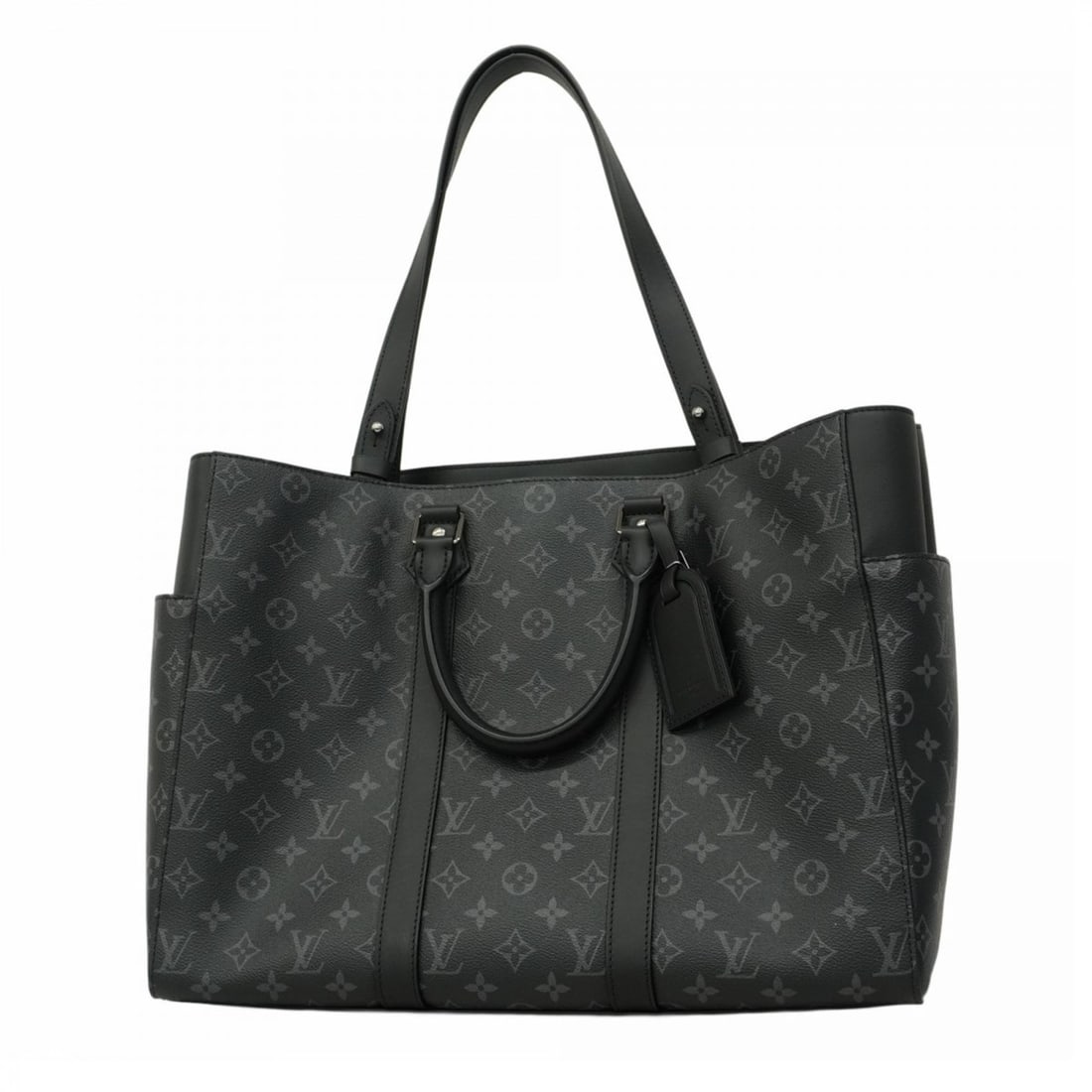 Louis Vuitton Monogram Eclipse Sac Plat 24H Tote Bag M46451 Black Men's 2-Way P2086570: --- Catalog ---Category: SizeSize (HxWxD): 33cm x 43cm x 17.5cm / 12.99'' x 16.92'' x 6.88''Category: DesignType: Tote bagColor: BlackGender: MenCategory: GeneralMPN: M46451Brand: Louis Vuitton--- Ite