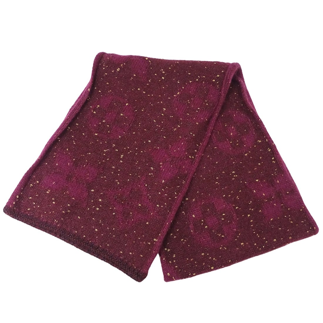 Louis Vuitton Echarpe Scarf, Women's, M75097, Purple, Gold, Lamé, Monogram Pattern: --- Catalog ---Category: SizeSize (LxW): 1.86m x 30.5cm / 73.22'' x 12''Category: DesignType: StoleColor: PurpleGender: WomenMaterial: Nylon , Mohair , Acrylic Category: GeneralMPN: M75097Brand: Louis