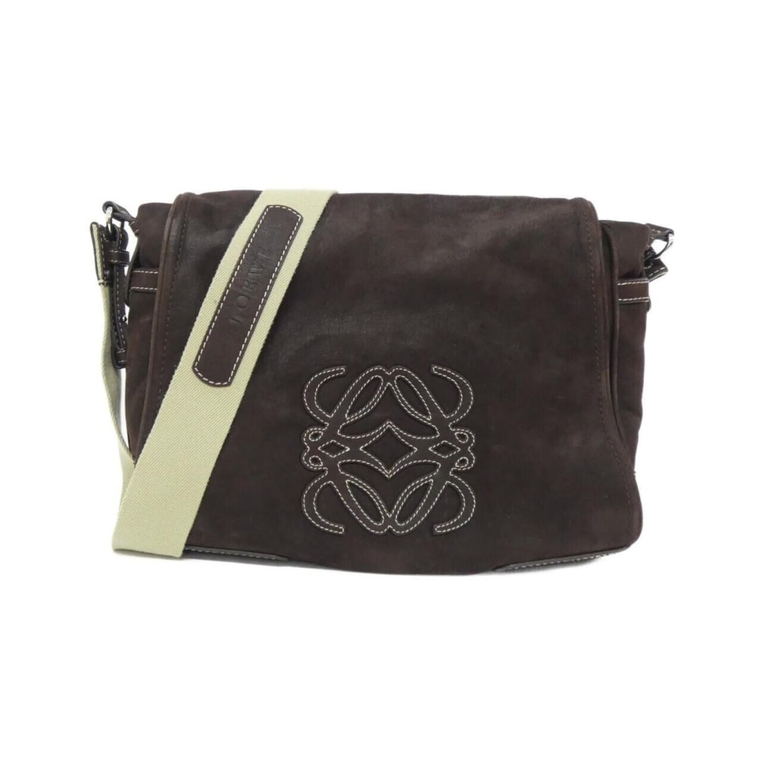 Loewe shoulder bag: --- Catalog ---Category: DesignType: Shoulder bagColor: Dark brownGender: WomenMaterial: Leather Hardware Color: SilverLeather/Fur Type: Nubuck leatherCategory: GeneralBrand: Loewe--- Item List ---Sec