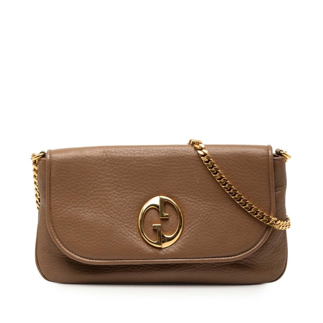 Gucci Chain Shoulder Bag 251820 Brown Leather Women's GUCCI: --- Catalog ---Category: SizeSize (HxWxD): 14cm x 26.5cm x 5.5cm / 5.51'' x 10.43'' x 2.16''Category: DesignType: Shoulder bagColor: BrownGender: WomenMaterial: Leather Category: GeneralBrand: Gucci--
