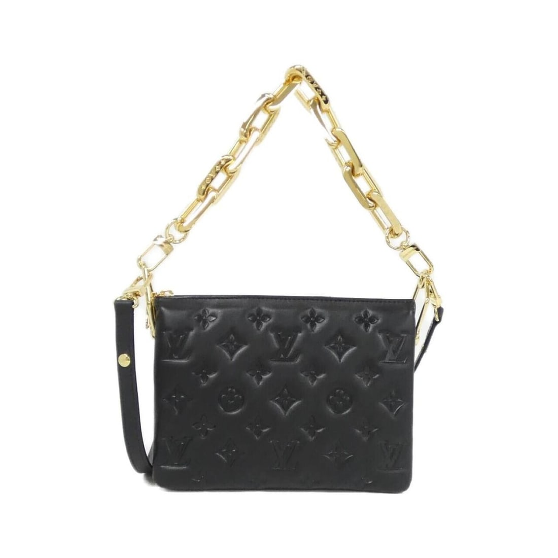 Louis Vuitton Coussin BB M20574 Shoulder Bag: --- Catalog ---Category: SizeSize (HxWxD): 16cm x 21cm x 7cm / 6.29'' x 8.26'' x 2.75''Category: DesignType: Shoulder bagColor: BlackGender: WomenMaterial: Leather Hardware Color: GoldLeather/Fur Type