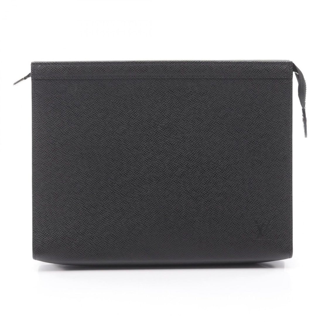 Louis Vuitton Voyage MM Pochette, Taiga Leather, Men's, Black, M30547: --- Catalog ---Category: SizeSize (HxWxD): 20cm x 26.5cm x 5.5cm / 7.87'' x 10.43'' x 2.16''Category: DesignType: Clutch bag, PochetteColor: Black, NoirGender: MenMaterial: Taiga leather Category: Gen