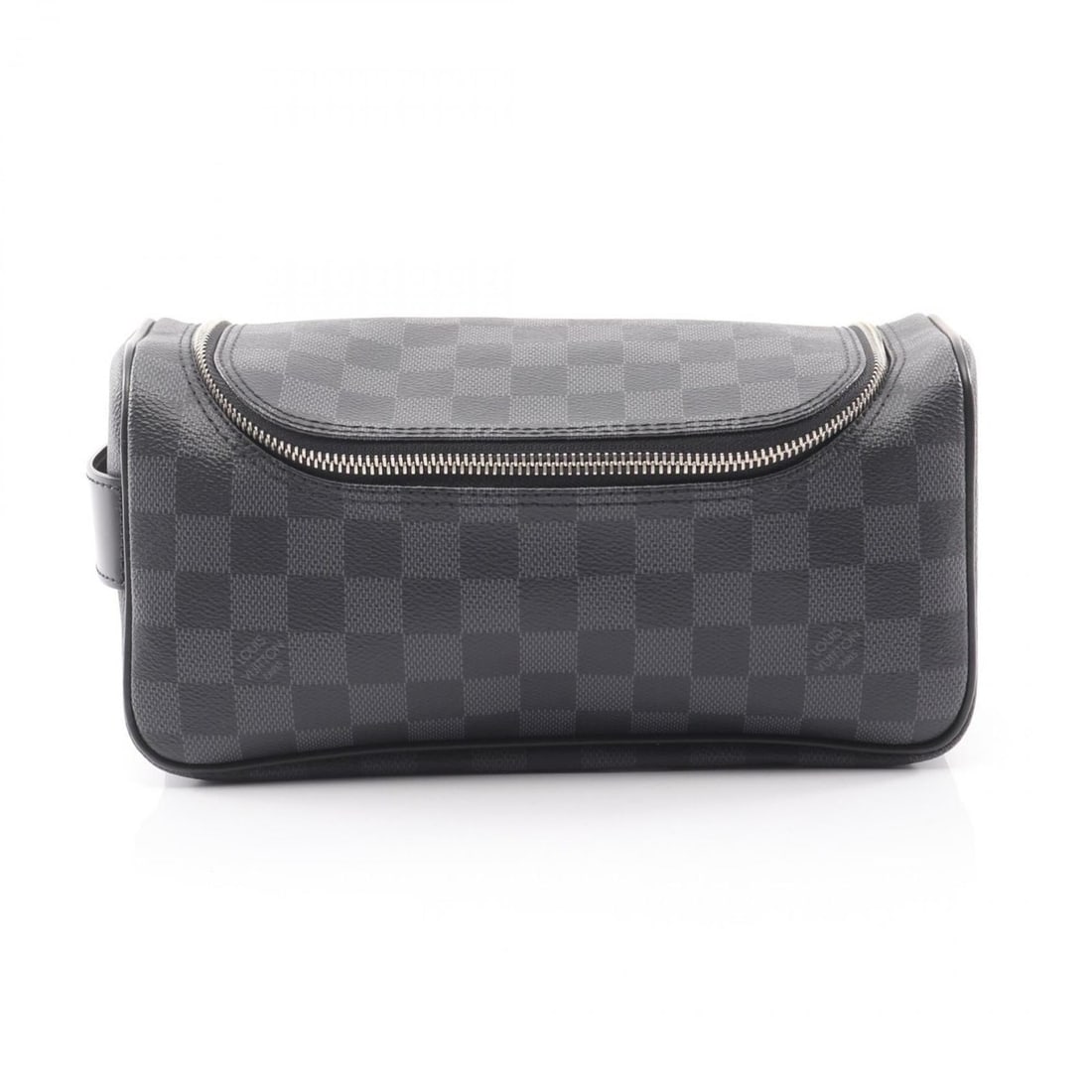 Louis Vuitton Toilette Pouch, Second Bag, Clutch Coated Canvas and Leather with Damier Graphite: --- Catalog ---Category: SizeSize (HxWxD): 13cm x 25cm x 10cm / 5.11'' x 9.84'' x 3.93''Category: DesignType: Clutch bagColor: Black, Damier GraphiteGender: MenMaterial: Damier Graphite Category: Gene
