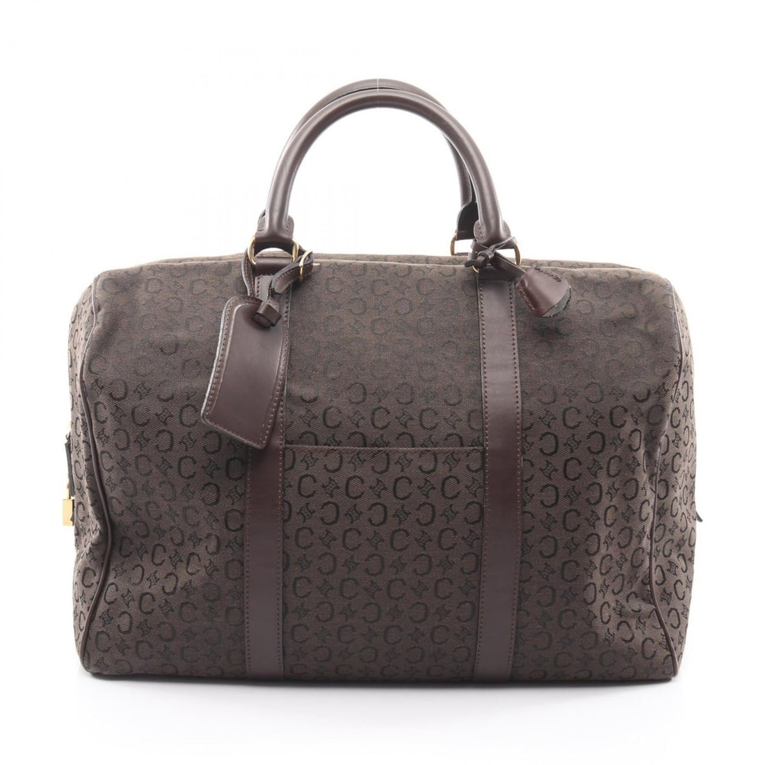 Celine C Sulky Boston Bag, Canvas and Leather, Women's, Brown: --- Catalog ---Category: SizeSize (HxWxD): 28cm x 39cm x 20cm / 11.02'' x 15.35'' x 7.87''Category: DesignType: Boston bagColor: BrownGender: WomenMaterial: Canvas , Leather Category: GeneralBrand: Ce