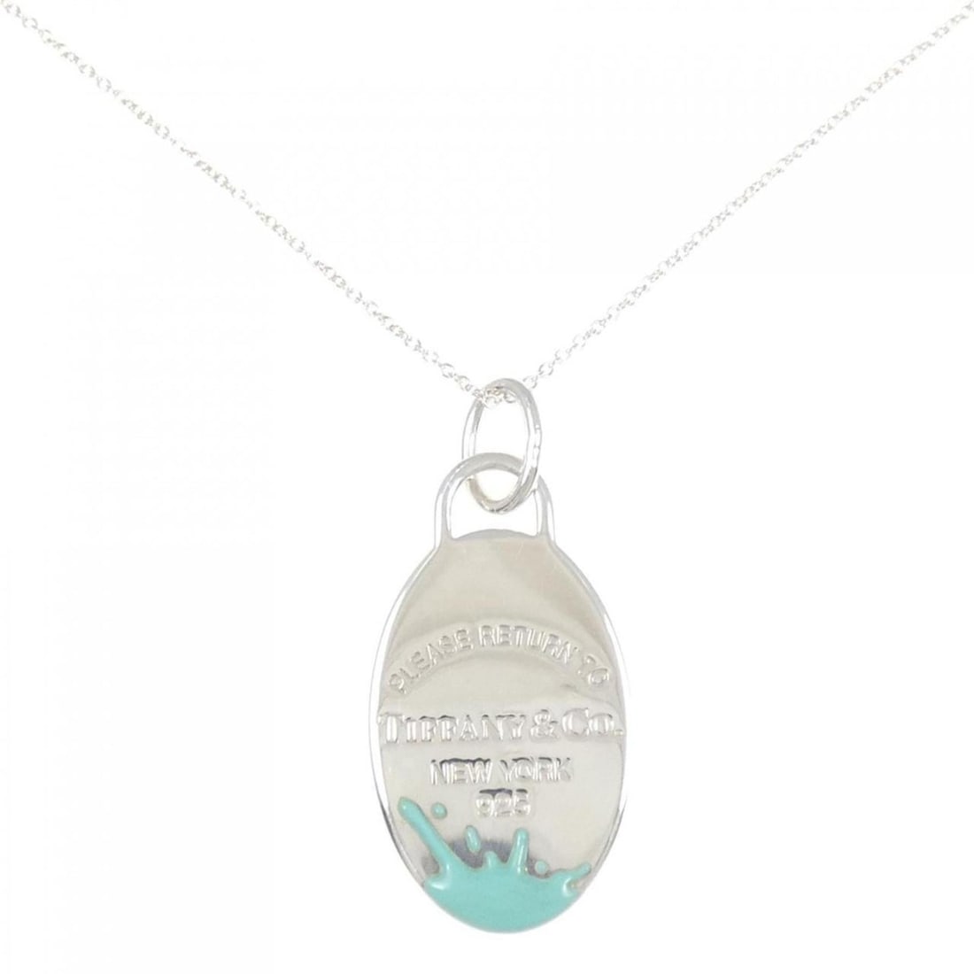 Tiffany Return to Splash Necklace: --- Catalog ---Category: SizePendant Size: 38.6mm x 18mm / 1.51'' x 0.7''Neck Circumference: 40 cm / 15.74''Category: DesignGender: WomenMaterial: Silver 925Pendant Type: PendantNecklace Type: Necklac