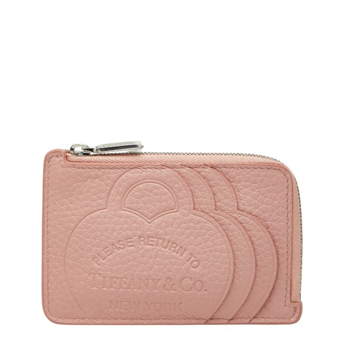 Tiffany & Co. Return to business card holder, case, pass fragment pink leather, women's. TIFFANY: --- Catalog ---Category: DesignType: Card caseColor: PinkGender: WomenMaterial: Leather Category: GeneralBrand: TiffanyCategory: Physical PropertiesSize (HxWxD): 8cm x 12cm x 5mm / 3.14'' x 4.72'' x 0