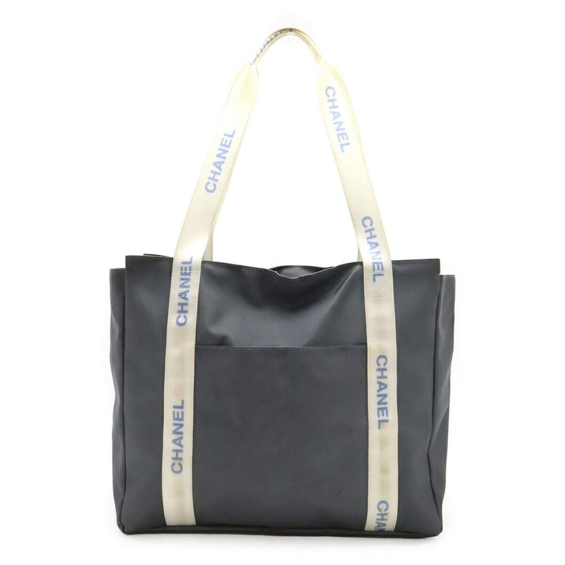 CHANEL Sport Line Tote Bag, Large Shoulder Nylon, Gray, White: --- Catalog ---Category: SizeSize (HxWxD): 34cm x 39cm x 13.5cm / 13.38'' x 15.35'' x 5.31''Category: DesignType: Shoulder bag, Tote bagColor: Gray, White, YellowGender: Women,MenMaterial: Nylon Categ