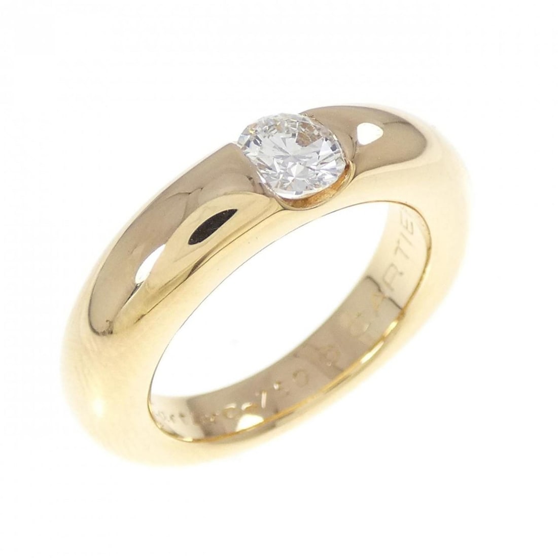 Cartier Ellipse Ring 0.45CT: --- Catalog ---Category: SizeUS Size: 6Brand Size: 51Category: DesignType: Band ringColor: Yellow goldStone: DiamondGender: WomenMaterial: Yellow gold (18K)Weight (ct.): 0.45Category: GeneralBrand: Ca