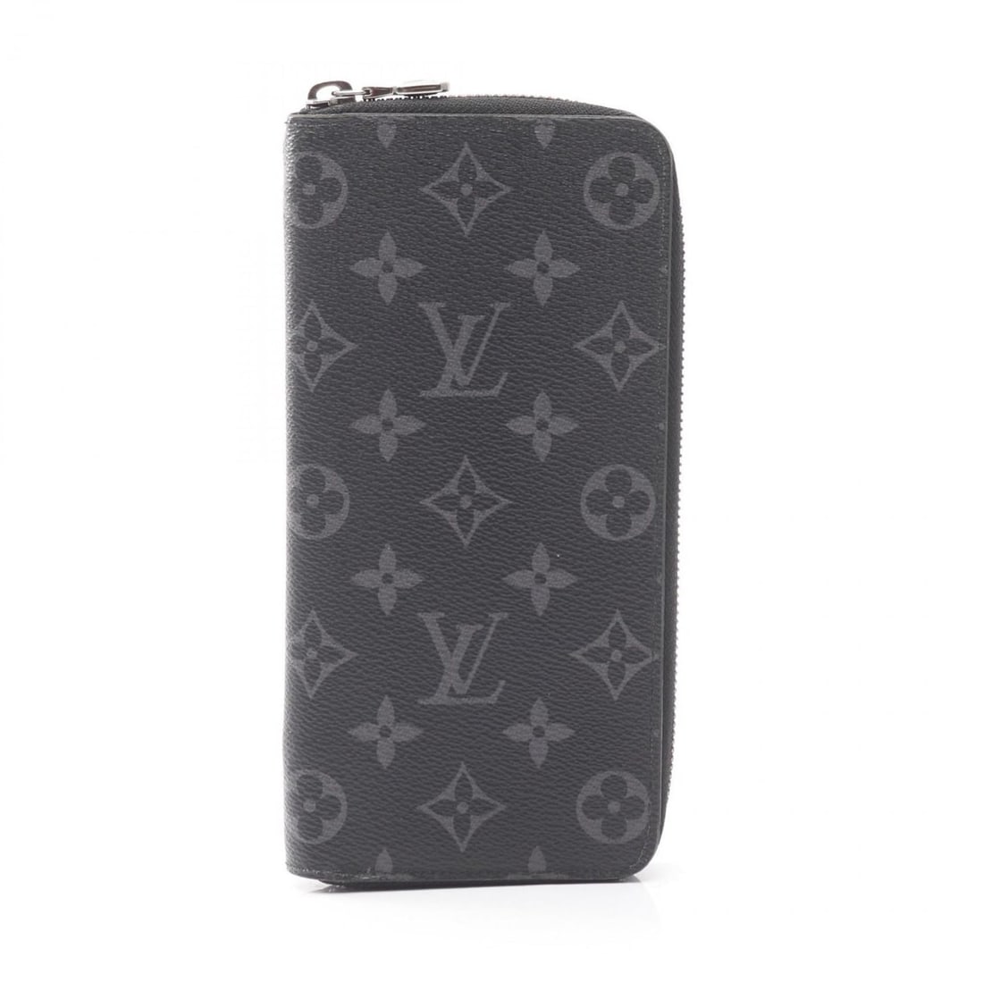 Louis Vuitton Zippy Wallet Vertical Round Long in Coated Canvas Monogram Eclipse, Men's, Black,: --- Catalog ---Category: SizeSize (HxWxD): 20cm x 9.5cm x 2cm / 7.87'' x 3.74'' x 0.78''Category: DesignType: Long wallet (bi-fold)Color: BlackGender: MenMaterial: Coated canvas Category: GeneralMPN:
