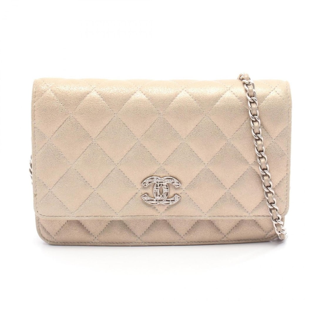 CHANEL Matelasse Shoulder Bag, Leather, Women's, Gold: --- Catalog ---Category: SizeSize (HxWxD): 12cm x 19cm x 3.5cm / 4.72'' x 7.48'' x 1.37''Category: DesignType: Shoulder bagColor: GoldGender: WomenMaterial: Leather Hardware Color: GoldCategory: Gener