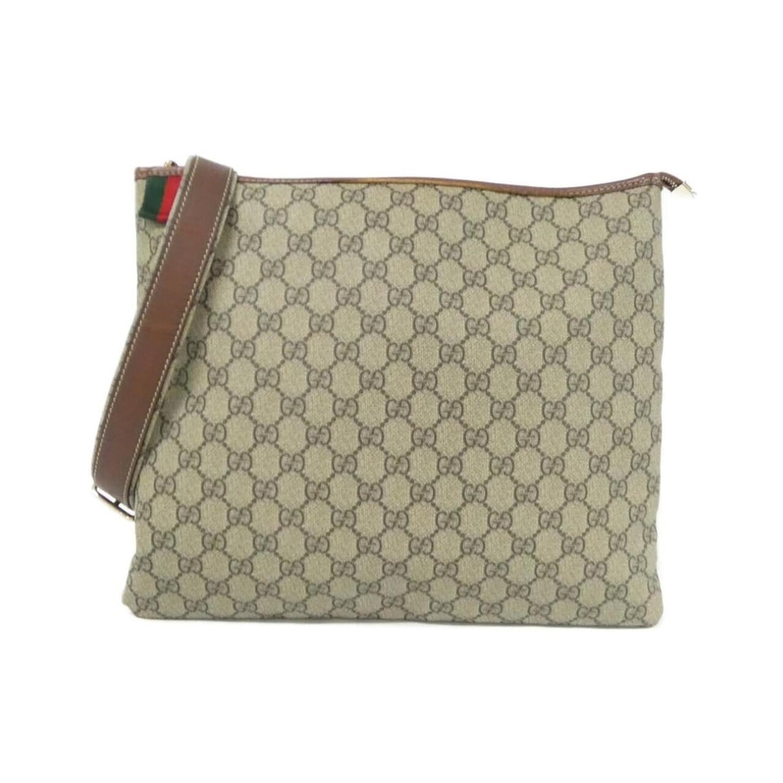 Gucci 246412 FCIXG Shoulder Bag: --- Catalog ---Category: SizeSize (HxWxD): 29cm x 34cm x 1.5cm / 11.41'' x 13.38'' x 0.59''Category: DesignType: Shoulder bagColor: Beige, BrownGender: Men,WomenMaterial: GG plus Hardware Color: GoldC