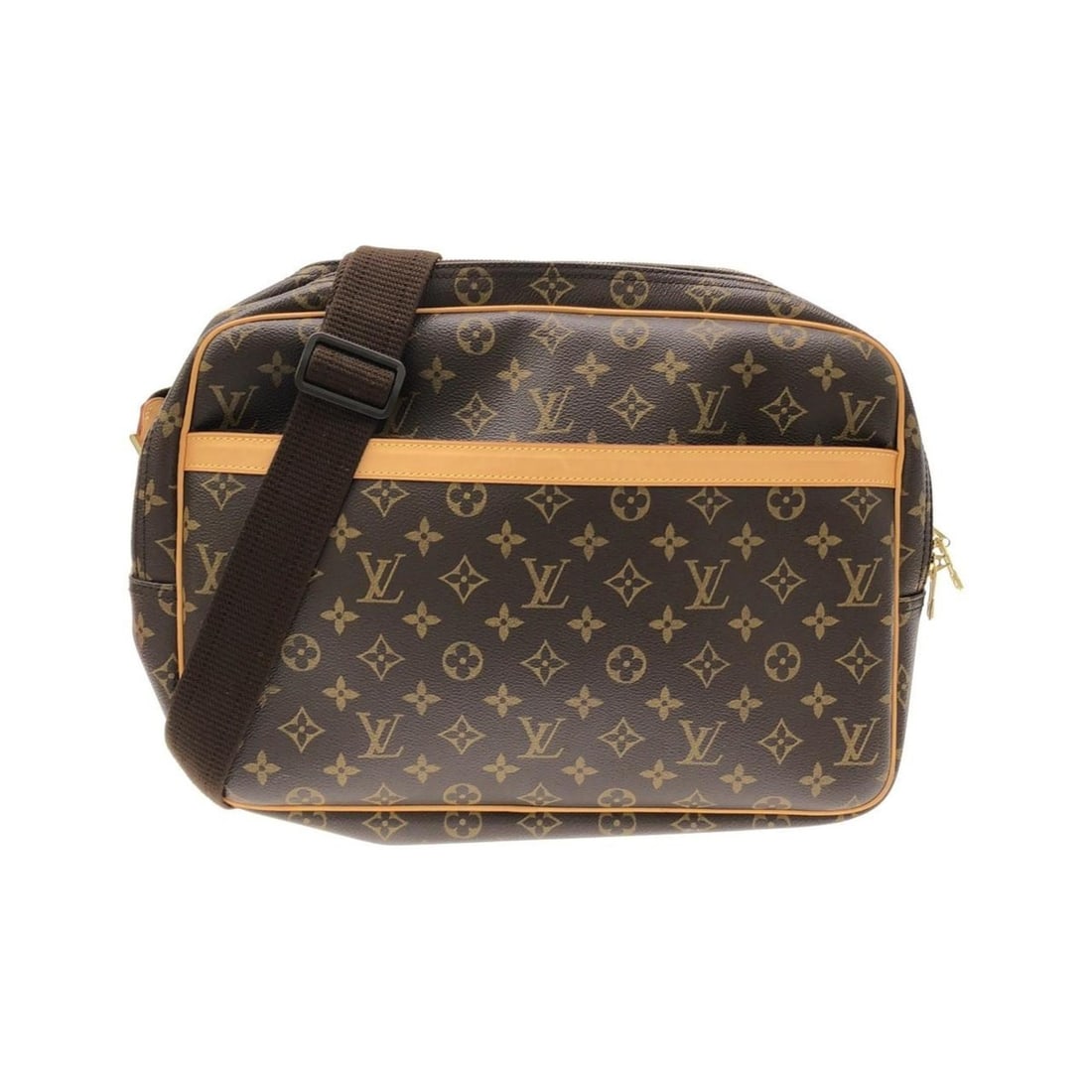 Louis Vuitton Monogram Reporter 37cm M45252 Shoulder Bag: --- Catalog ---Category: SizeSize (HxWxD): 32cm x 42cm x 14cm / 12.59'' x 16.53'' x 5.51''Category: DesignType: Shoulder bagColor: MarronGender: Men,WomenMaterial: Coated canvas Hardware Color: GoldCa