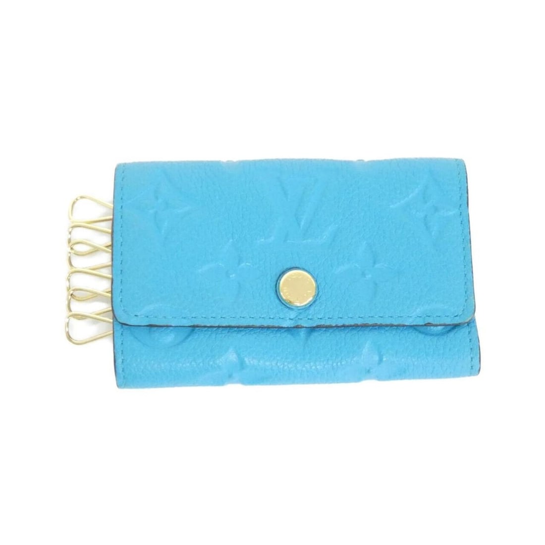 Louis Vuitton Monogram Empreinte Multicle M81566 Key Case: --- Catalog ---Category: DesignType: KeycaseColor: TurquoiseGender: Men,WomenMaterial: Leather Leather/Fur Type: CalfskinCategory: GeneralMPN: M81566Brand: Louis VuittonCategory: Physical PropertiesSi