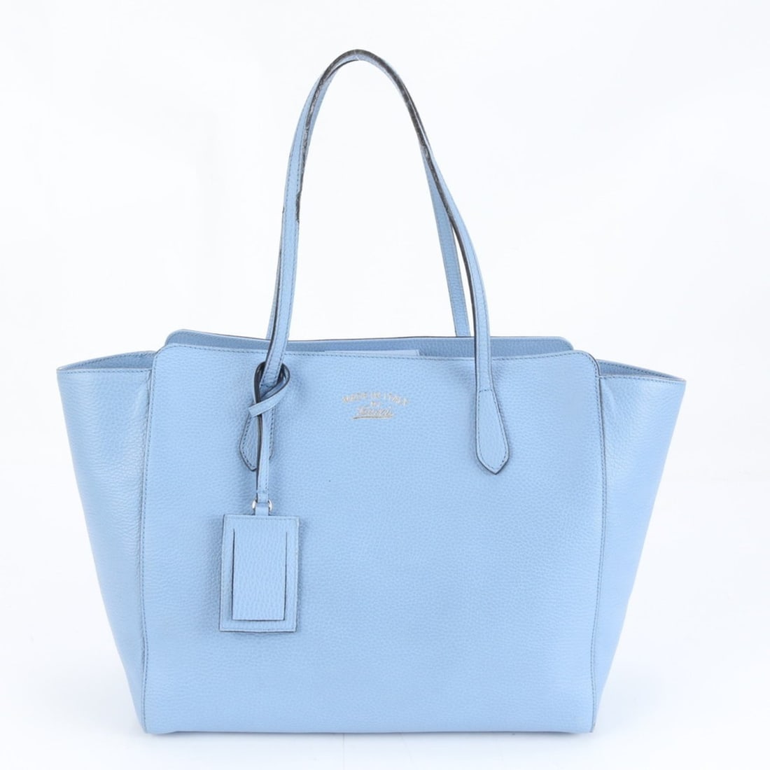 Gucci Swing 354397 Leather Tote Bag Shoulder Handbag Women's: --- Catalog ---Category: SizeSize (HxWxD): 30cm x 34cm x 16cm / 11.81'' x 13.38'' x 6.29''Strap Length: 52cm / 20.47''Category: DesignType: Tote bagColor: BlueGender: WomenMaterial: Leather Category: