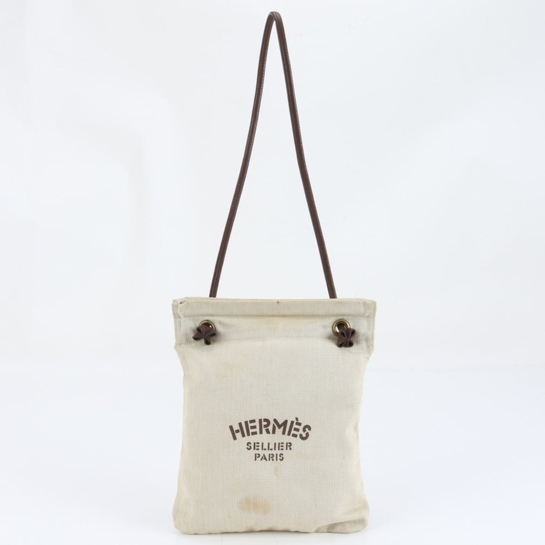 Hermes Hermès Aline PM Leather Canvas Shoulder Bag Hand Herringbone Women's: --- Catalog ---Category: SizeSize (HxWxD): 28cm x 23cm x 1cm / 11.02'' x 9.05'' x 0.39''Strap Length: 77cm / 30.31''Category: DesignType: Shoulder bagColor: BeigeGender: WomenMaterial: Leather , Canva