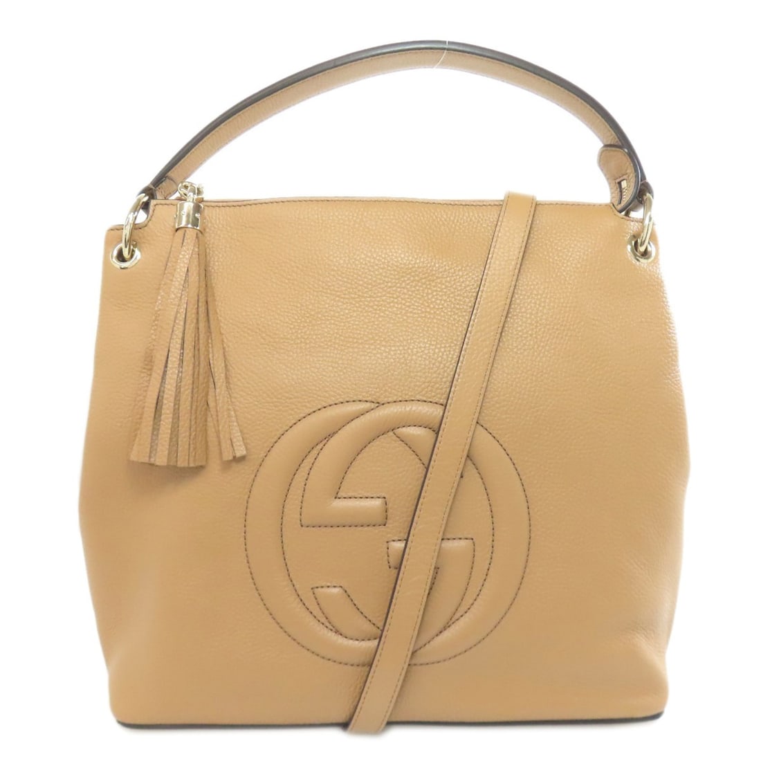 Gucci 536194 Outlet One-Shoulder Interlocking G Tote Bag Leather Women's GUCCI: --- Catalog ---Category: SizeSize (HxWxD): 32.5cm x 34cm x 14cm / 12.79'' x 13.38'' x 5.51''Category: DesignType: Tote bagColor: BeigeGender: WomenMaterial: Leather Category: GeneralMPN: 536194Brand: