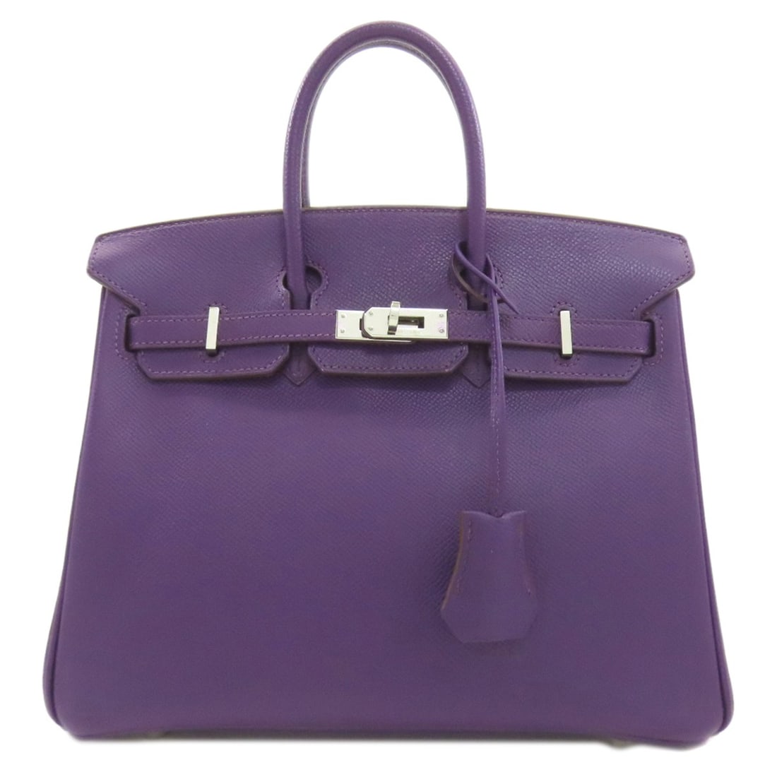 Hermes Birkin 25 Silver Hardware Handbag Epsom Women's HERMES: --- Catalog ---Category: SizeSize (HxWxD): 20cm x 25cm x 13cm / 7.87'' x 9.84'' x 5.11''Category: DesignType: HandbagColor: PurpleGender: WomenMaterial: Epsom leather Category: GeneralBrand: Hermes---