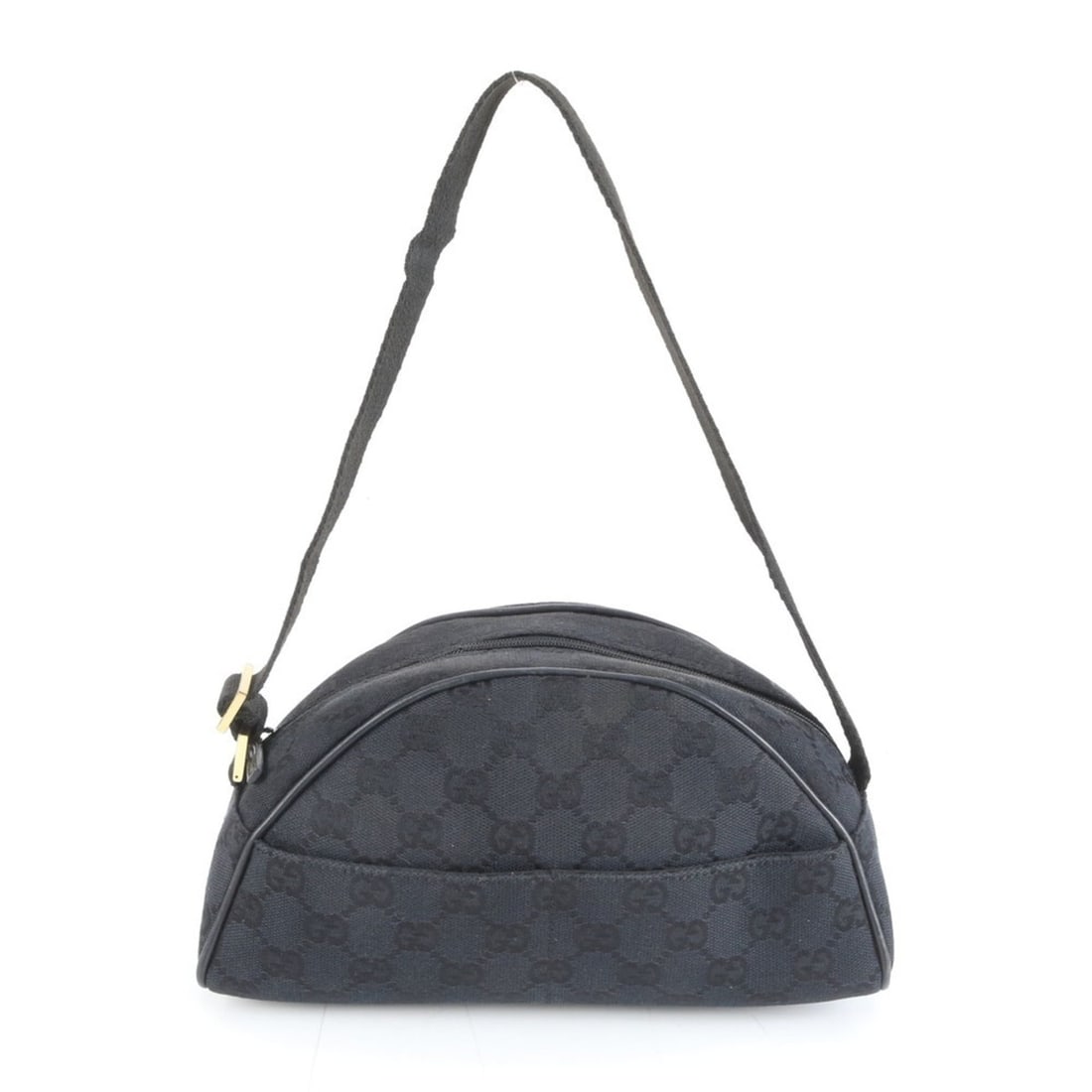 Gucci GG Canvas 90781 Leather Shoulder Bag, One-Shoulder Black Tote, Women's: --- Catalog ---Category: SizeSize (HxWxD): 15cm x 25cm x 8cm / 5.9'' x 9.84'' x 3.14''Category: DesignType: Shoulder bagColor: BlackGender: WomenMaterial: Leather , Canvas Category: GeneralMPN: 90781B