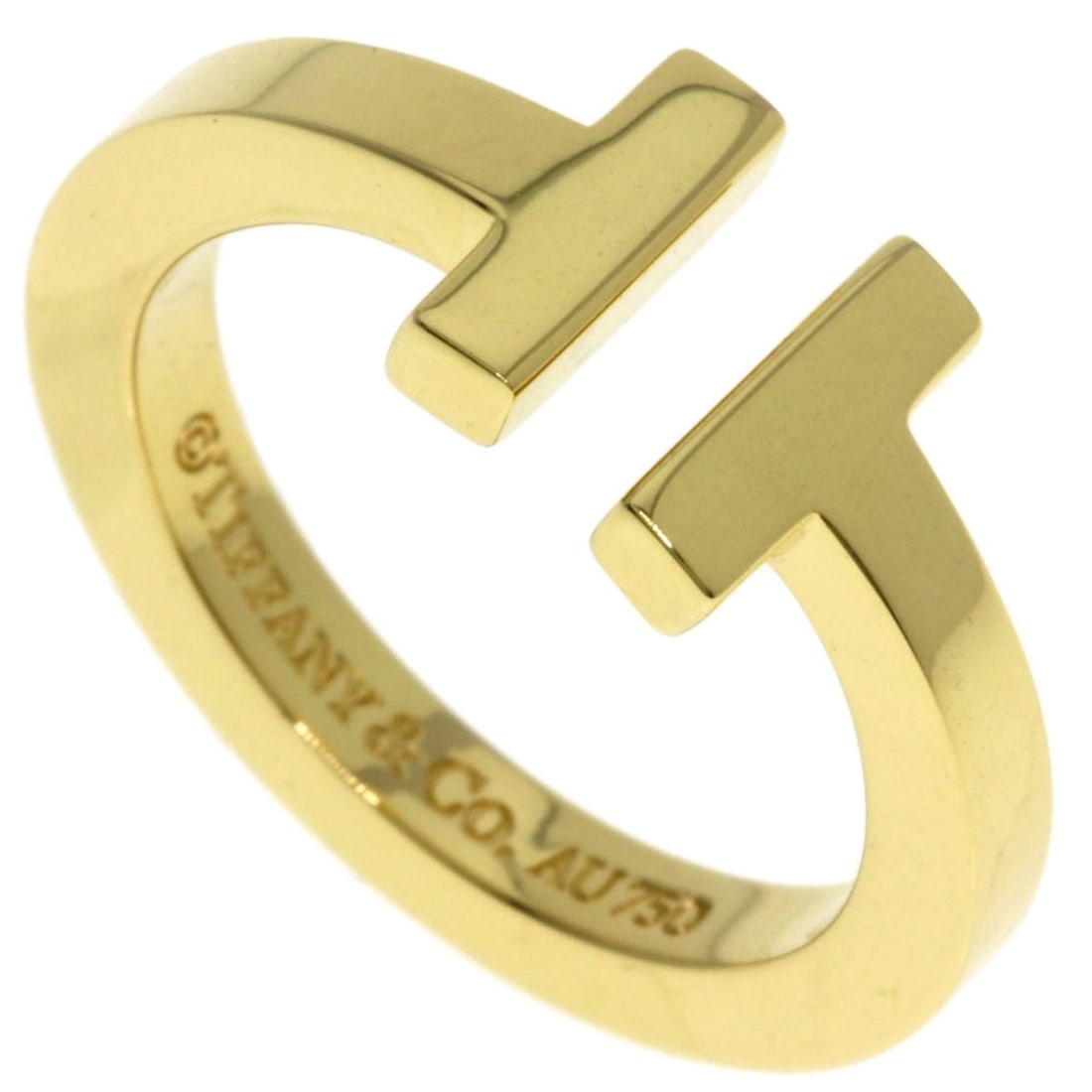 Tiffany & Co. T-Square Ring in 18K Yellow Gold for Women.: --- Catalog ---Category: SizeJP Size: 9US Size: 5Category: DesignType: Band ringGender: WomenMaterial: Yellow gold (18K)Category: GeneralBrand: Tiffany--- Item List ---Section: ConditionRanking: Rank