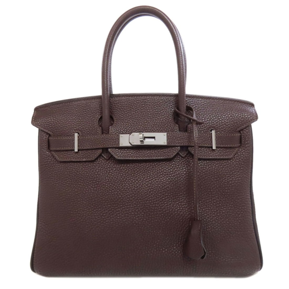 Hermes Birkin 30 Cafe Togo Handbag with Silver Hardware, Women's, HERMES: --- Catalog ---Category: SizeSize (HxWxD): 23cm x 30cm x 16cm / 9.05'' x 11.81'' x 6.29''Category: DesignType: HandbagColor: CoffeeGender: WomenMaterial: Togo leather Category: GeneralBrand: Hermes---
