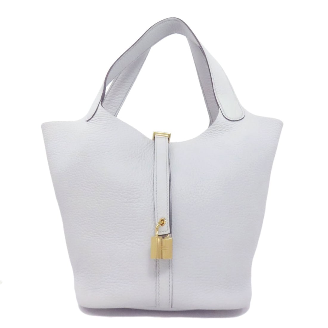 Hermès Picotin Lock MM Handbag with Gold Hardware, Taurillon, Women's, HERMES: --- Catalog ---Category: SizeSize (HxWxD): 22cm x 18.5cm x 23cm / 8.66'' x 7.28'' x 9.05''Category: DesignType: HandbagColor: Light blueGender: WomenCategory: GeneralBrand: Hermes--- Item List ---Sect