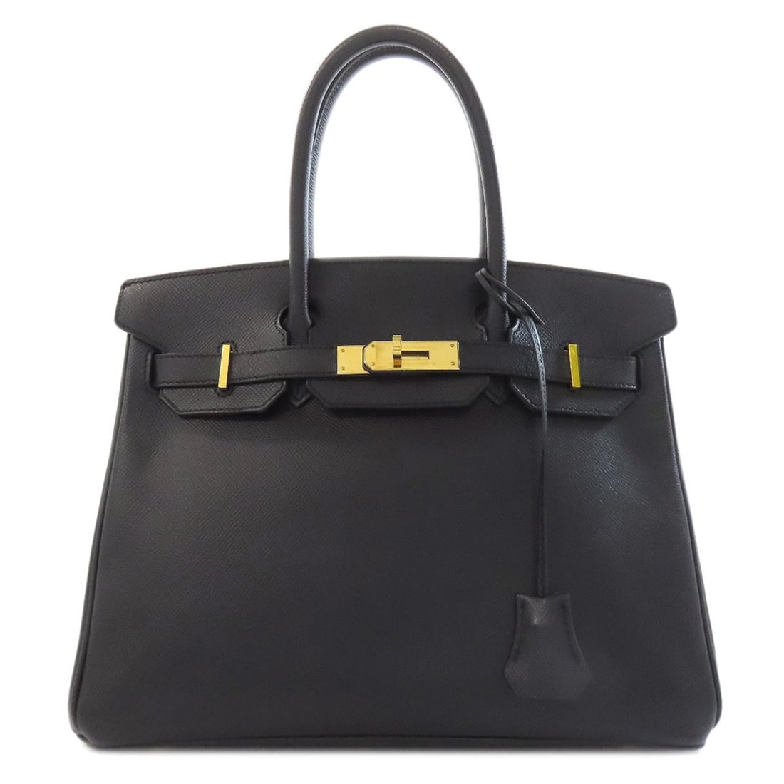 Hermès Birkin 30 Tote Bag in Gold Hardware, Epsom Leather, Women's, HERMES: --- Catalog ---Category: SizeSize (HxWxD): 24cm x 30cm x 15.5cm / 9.44'' x 11.81'' x 6.1''Category: DesignType: Tote bagColor: BlackGender: WomenMaterial: Epsom leather Category: GeneralBrand: Hermes-