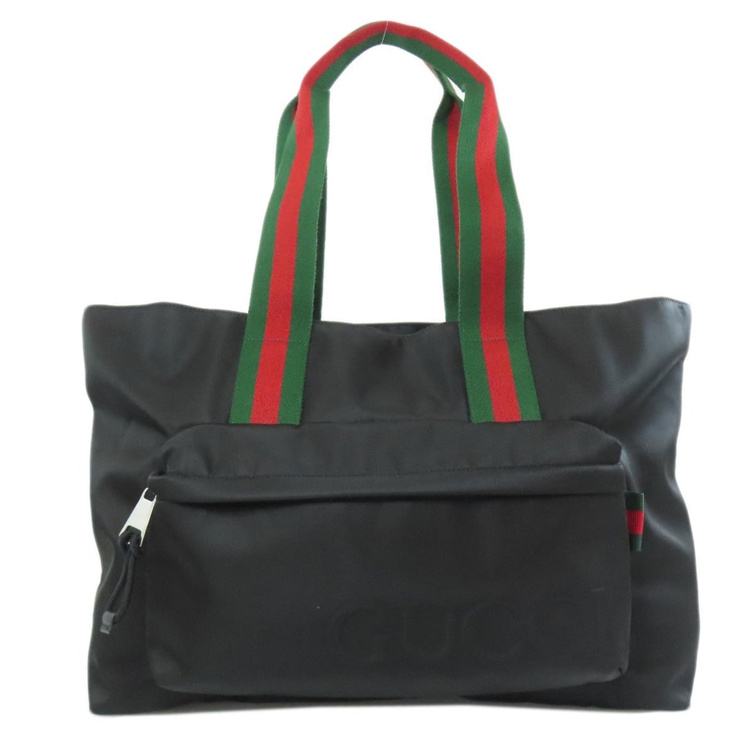 Gucci 802172 Large Tote, Sherry Line, Nylon Tote Bag, Women's: --- Catalog ---Category: SizeSize (HxWxD): 33cm x 43cm x 12cm / 12.99'' x 16.92'' x 4.72''Category: DesignType: Tote bagColor: BlackGender: WomenMaterial: Nylon Category: GeneralMPN: 802172Brand: Gucc