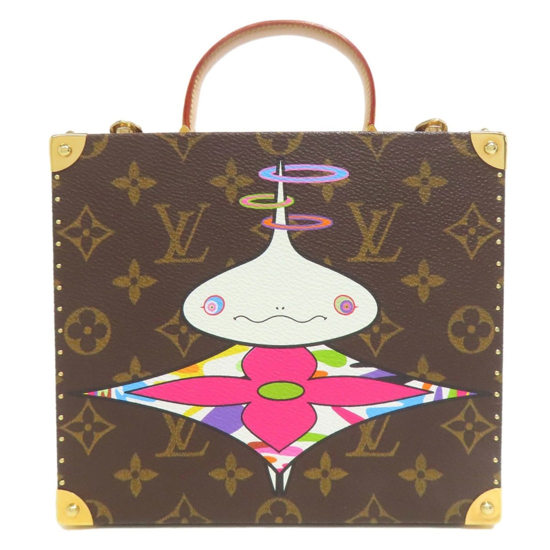 Louis Vuitton M92476 Jewelry Box by Takashi Murakami, Limited Edition of 200, Monogram Canvas: --- Catalog ---Category: SizeSize (HxWxD): 16cm x 18.5cm x 7.5cm / 6.29'' x 7.28'' x 2.95''Handle Length: 16.5cm / 6.49''Category: DesignType: HandbagColor: MonogramGender: WomenMaterial: Monogram Cat