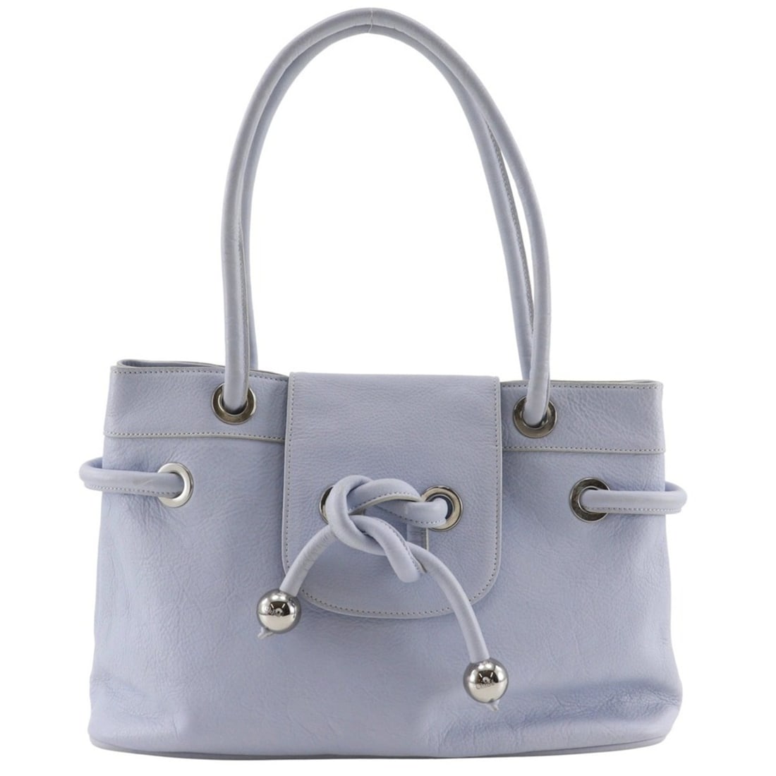 Chloé Chloe Knot Detail Tote Bag Leather Light Blue A4 Flap Women's: --- Catalog ---Category: SizeSize (HxWxD): 23cm x 34cm x 13cm / 9.05'' x 13.38'' x 5.11''Category: DesignType: Tote bagColor: Light blueGender: WomenMaterial: Leather Category: GeneralBrand: Chloé---