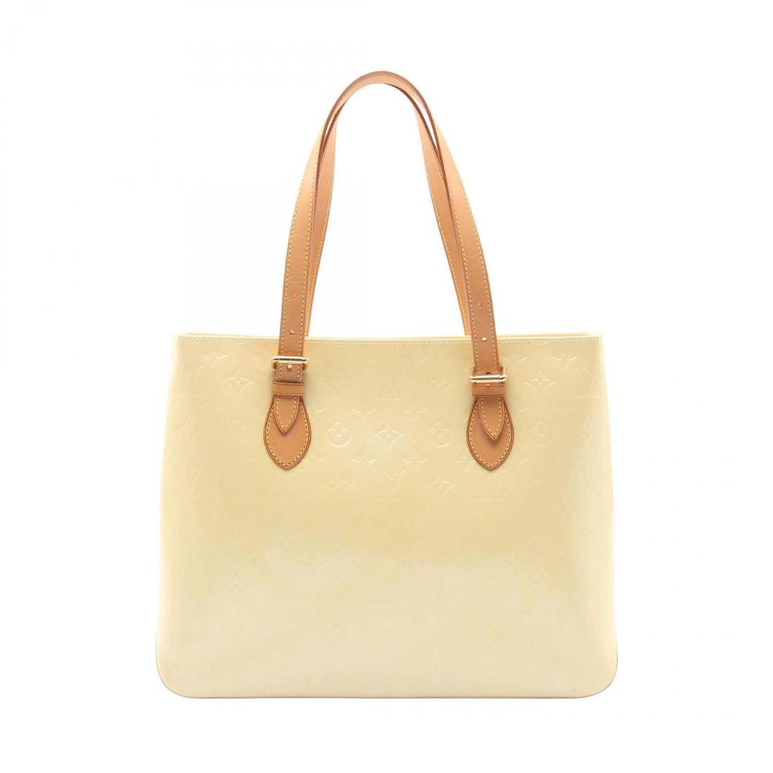 Louis Vuitton Brentwood Tote Bag, Leather Vernis, Women's, White, M91512: --- Catalog ---Category: SizeSize (HxWxD): 29.5cm x 38cm x 9cm / 11.61'' x 14.96'' x 3.54''Category: DesignType: Tote bagColor: WhiteGender: WomenMaterial: Vernis , Leather Category: GeneralMPN: M9151