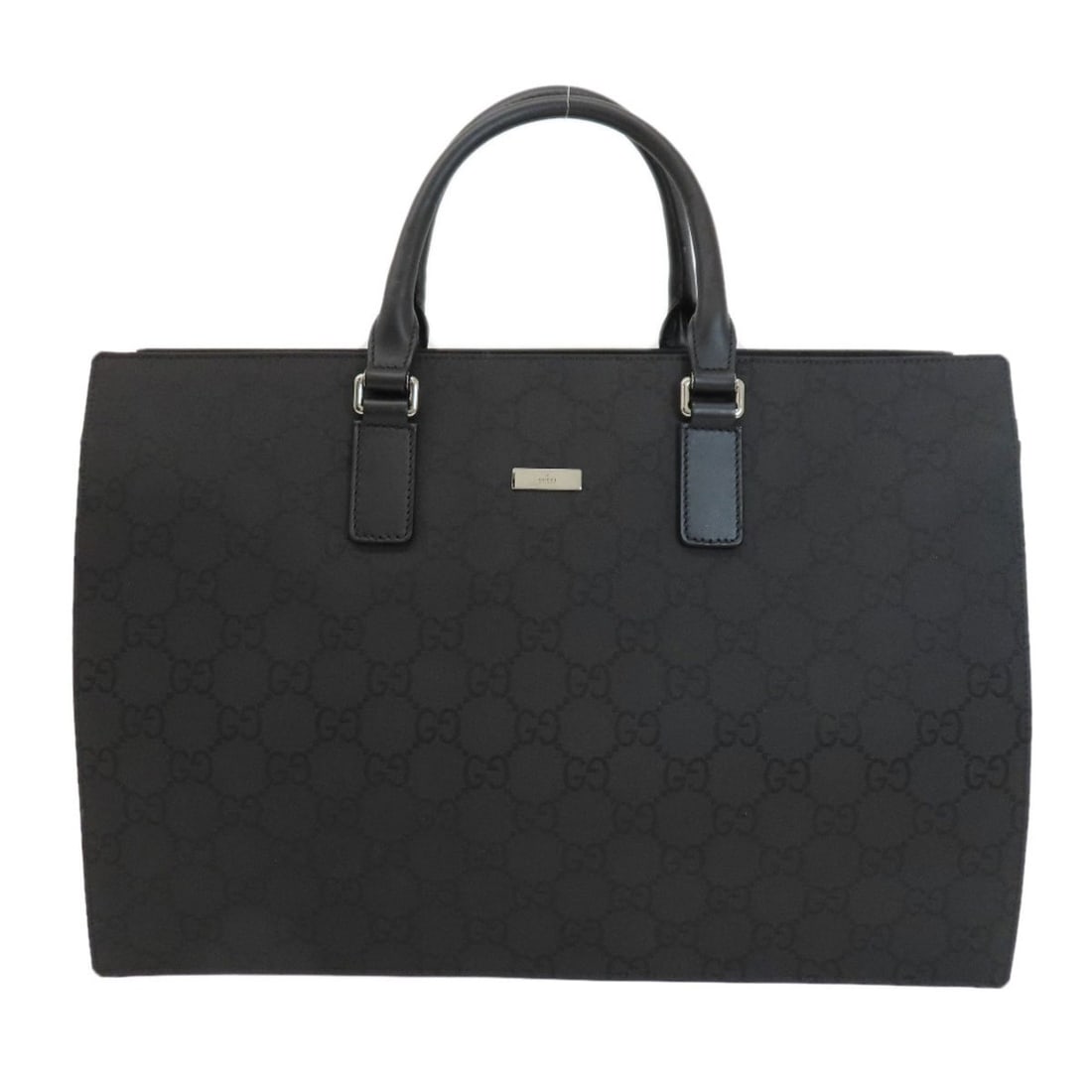 Gucci 190630 Briefcase GG Outlet Handbag Nylon Canvas Women's GUCCI: --- Catalog ---Category: SizeSize (HxWxD): 30cm x 43cm x 12.5cm / 11.81'' x 16.92'' x 4.92''Category: DesignType: Briefcase, HandbagColor: BlackGender: WomenMaterial: Nylon canvas Category: GeneralMPN