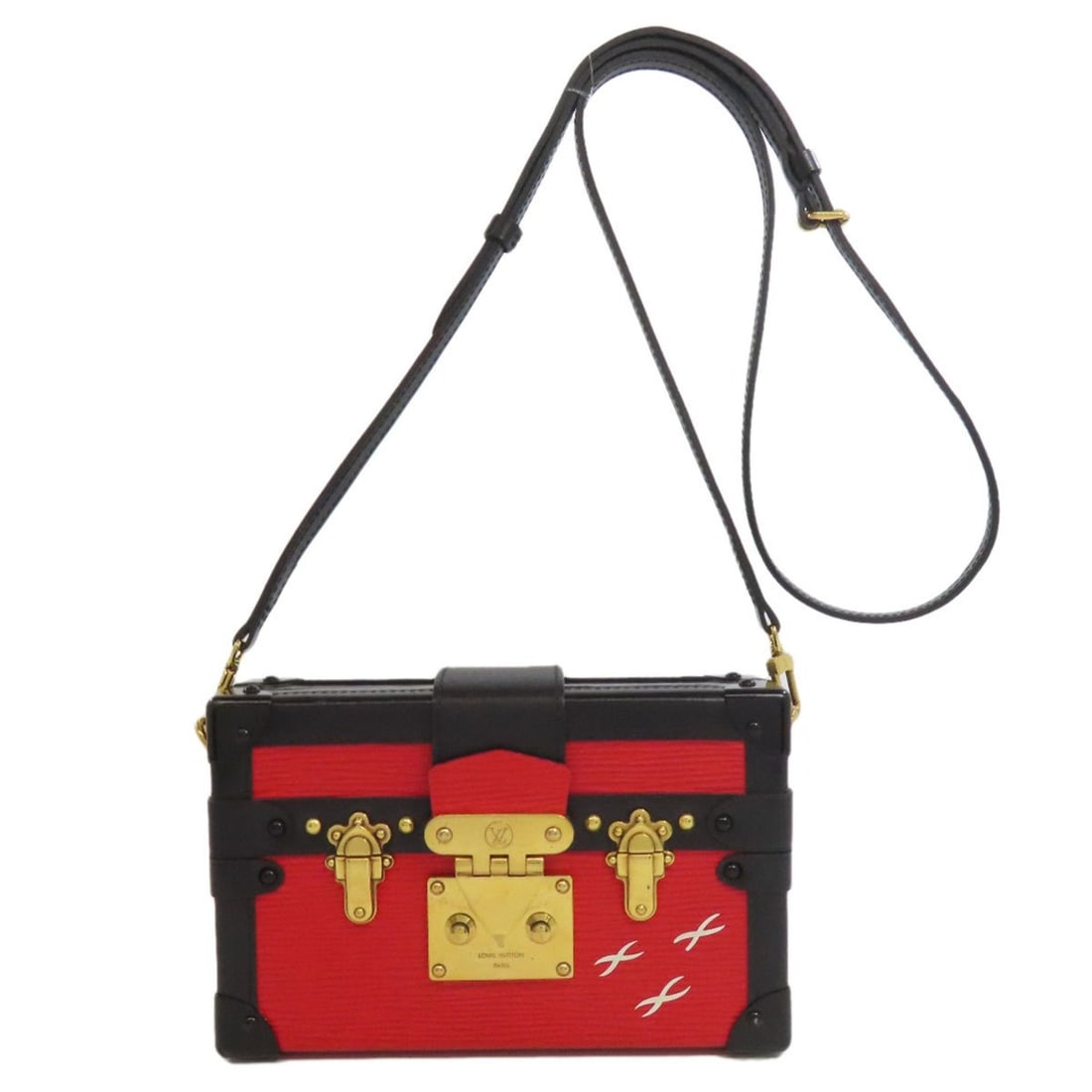 Louis Vuitton M54651 Petite Malle Shoulder Bag Epi Leather Women's LOUIS VUITTON: --- Catalog ---Category: SizeSize (HxWxD): 12cm x 18.5cm x 5cm / 4.72'' x 7.28'' x 1.96''Category: DesignType: Shoulder bagColor: Coquelicots, NoirGender: WomenMaterial: Epi leather Category: GeneralM