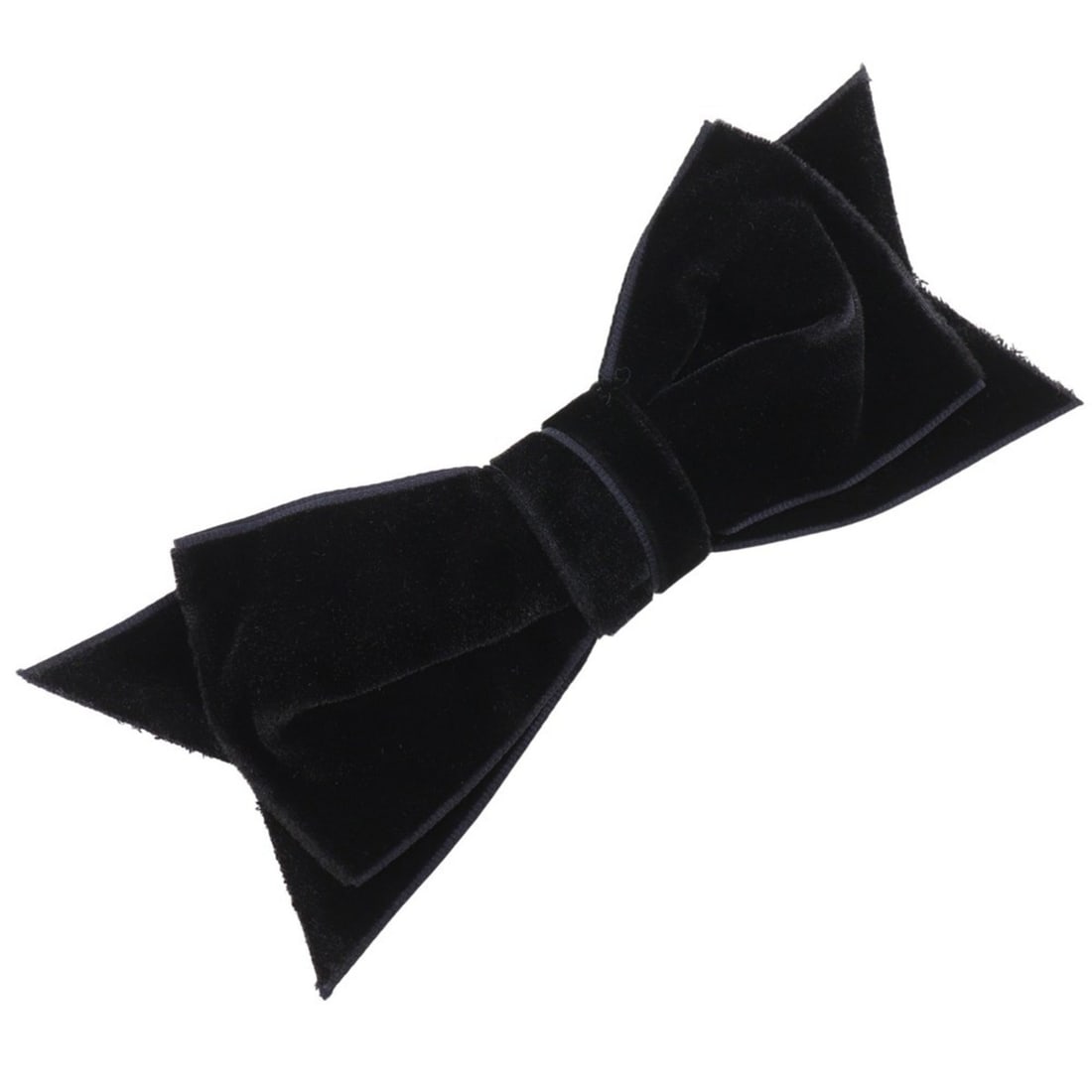 CHANEL Ribbon Brooch Velvet Black Approx. 17g Women's: --- Catalog ---Category: SizeSize (HxWxD): 8.5cm x 19.5cm / 3.34'' x 7.67''Category: DesignType: BroochColor: BlackGender: WomenMaterial: LeatherCategory: GeneralBrand: Chanel--- Item List ---Section: