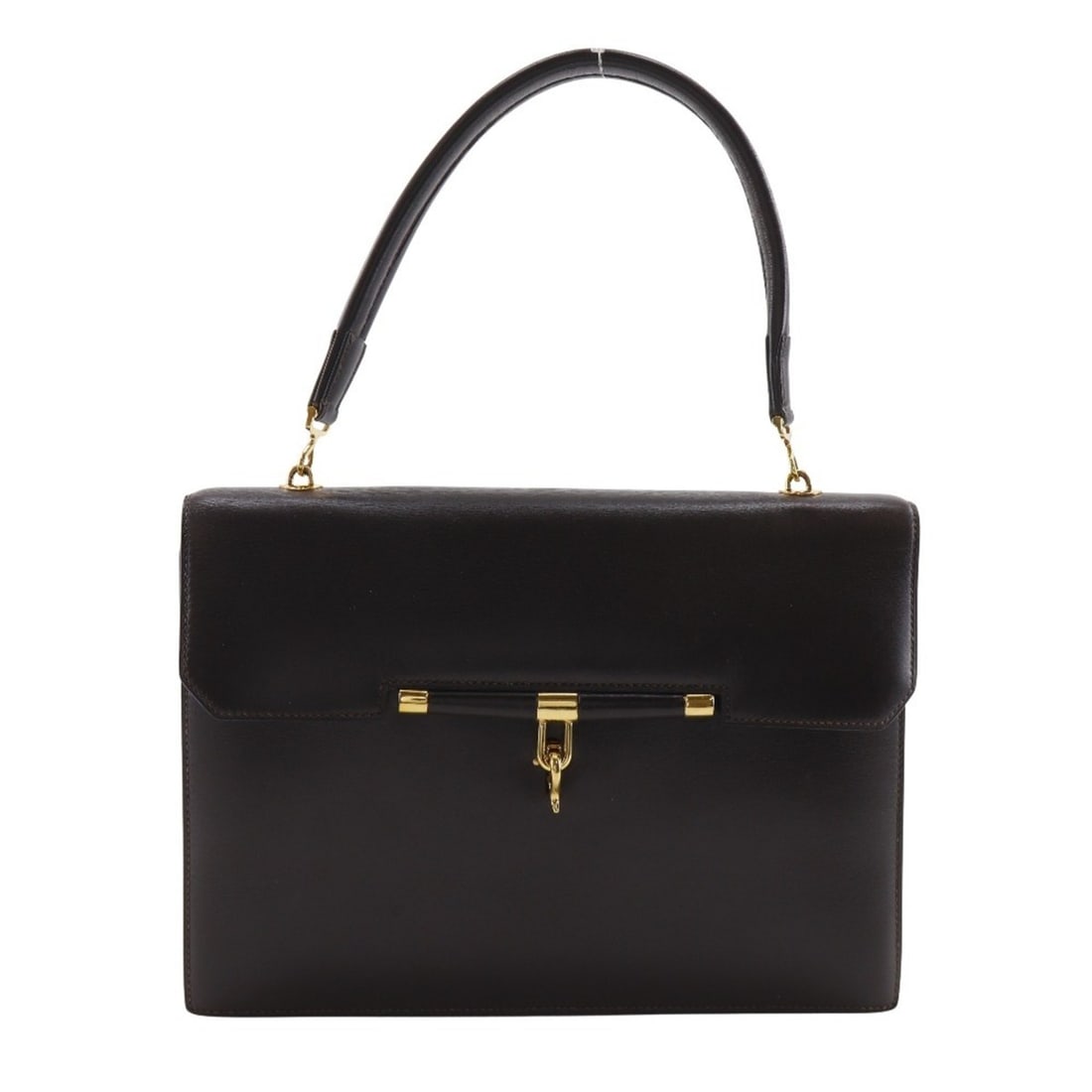 Hermes HERMES Paronniere Handbag Vintage Box Calf Brown XO A5 Flap Women's: --- Catalog ---Category: SizeSize (HxWxD): 19cm x 26cm x 3cm / 7.48'' x 10.23'' x 1.18''Category: DesignType: HandbagColor: BrownGender: WomenMaterial: Box calf leather Category: GeneralBrand: Hermes-