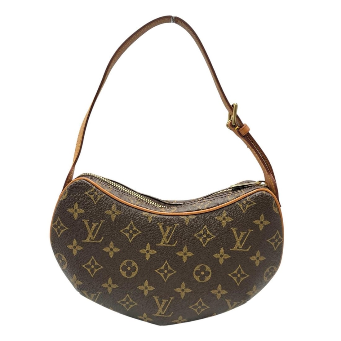 Louis Vuitton Croissant Pochette Shoulder Bag, One-Shoulder M51510, Monogram Canvas, Women's: --- Catalog ---Category: SizeSize (HxWxD): 14.5cm x 26cm x 6cm / 5.7'' x 10.23'' x 2.36''Category: DesignType: Pochette, Shoulder bagColor: MonogramGender: WomenMaterial: Monogram Category: GeneralMPN