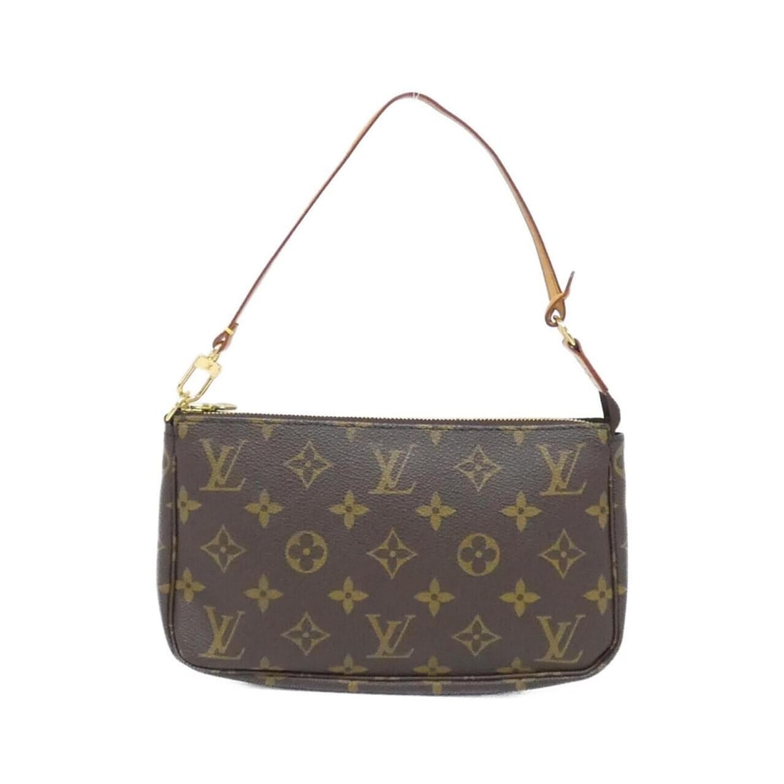 Louis Vuitton Monogram Pochette Accessoires M51980 Accessory Pouch: --- Catalog ---Category: SizeSize (HxWxD): 13cm x 21cm x 3cm / 5.11'' x 8.26'' x 1.18''Category: DesignType: PouchColor: MarronGender: WomenMaterial: Coated canvas Hardware Color: GoldCategory: Genera