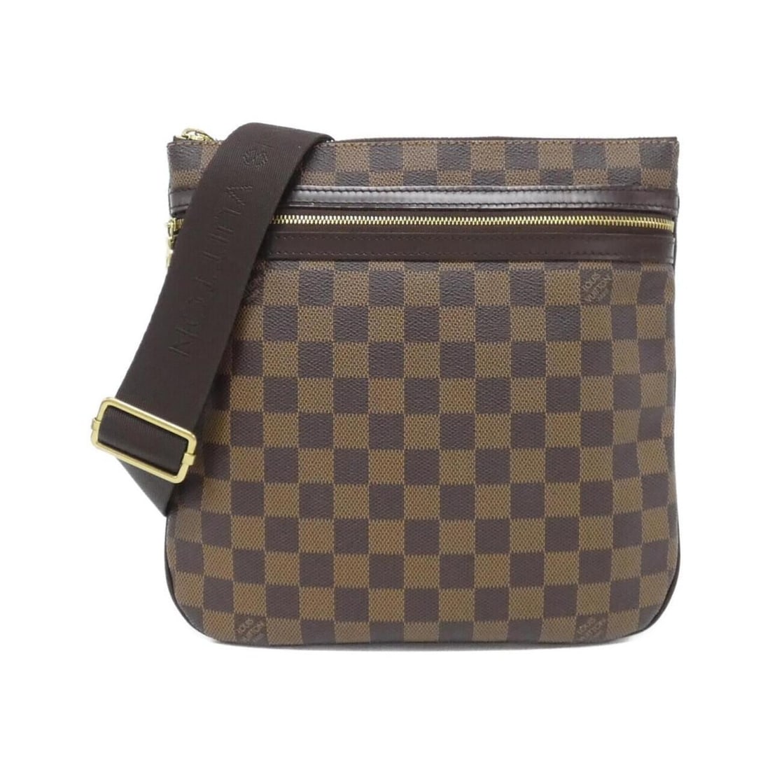 Louis Vuitton Damier Pochette Bosphor N51111 Shoulder Bag: --- Catalog ---Category: SizeSize (HxWxD): 26cm x 26cm x 3cm / 10.23'' x 10.23'' x 1.18''Category: DesignType: Pochette, Shoulder bagColor: EbeneGender: WomenMaterial: Coated canvas Hardware Color: Go