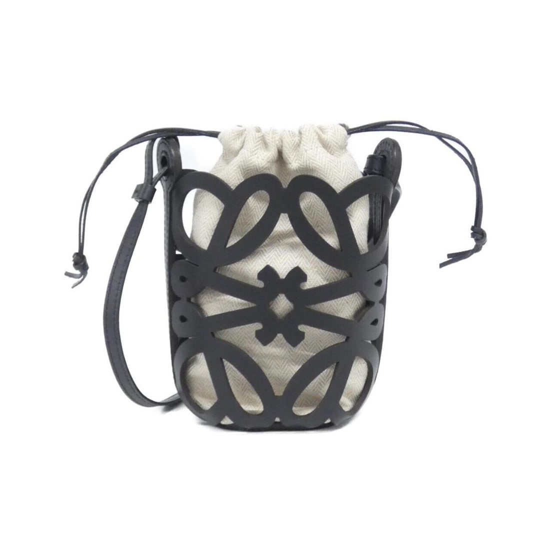 Loewe Anagram Cut-Out Pocket Shoulder Bag C922Y62X02: --- Catalog ---Category: SizeWeight: 150g / 5.29oz.Size (HxWxD): 20cm x 10cm x 8cm / 7.87'' x 3.93'' x 3.14''Strap Length: 104cm / 40.94''Category: DesignType: Shoulder bagColor: BlackGender: Women,Me